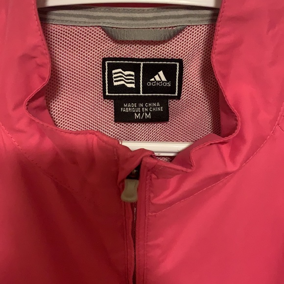 BNWT Adidas hot pink full zip windbreaker jacket - Picture 4 of 6